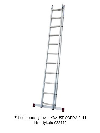 KRAUSE CORDA drabina rozsuwana 2x8